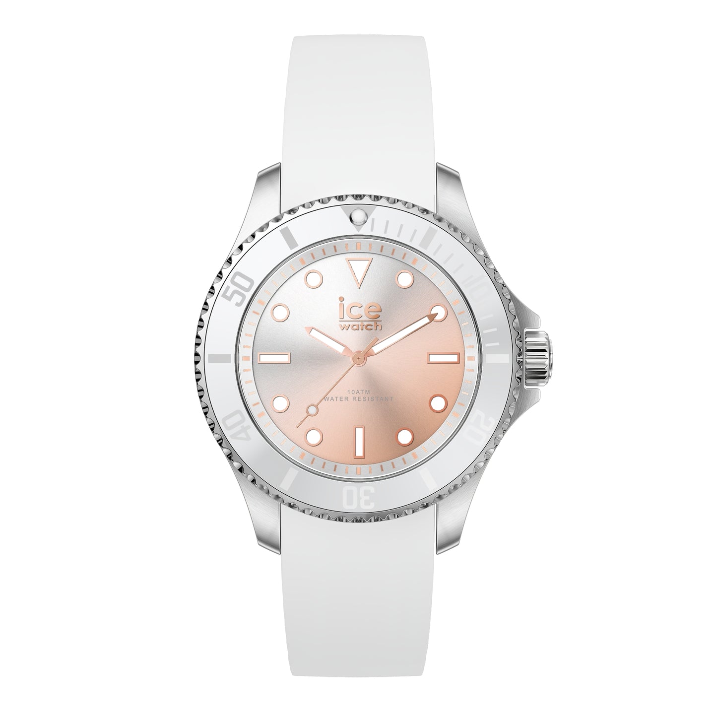 Ice 20369 watch for women with a multicolored dial and silicone strap.