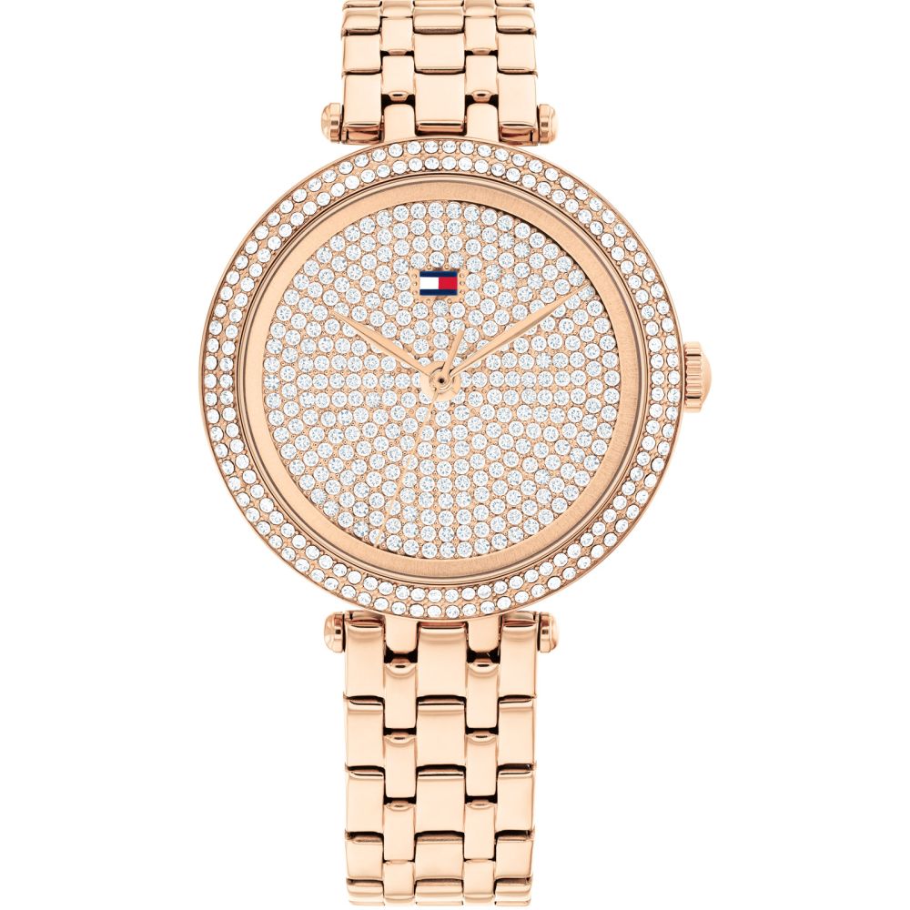 Tommy Hilfiger 1782761 watch for women with a white dial and stainless steel strap.