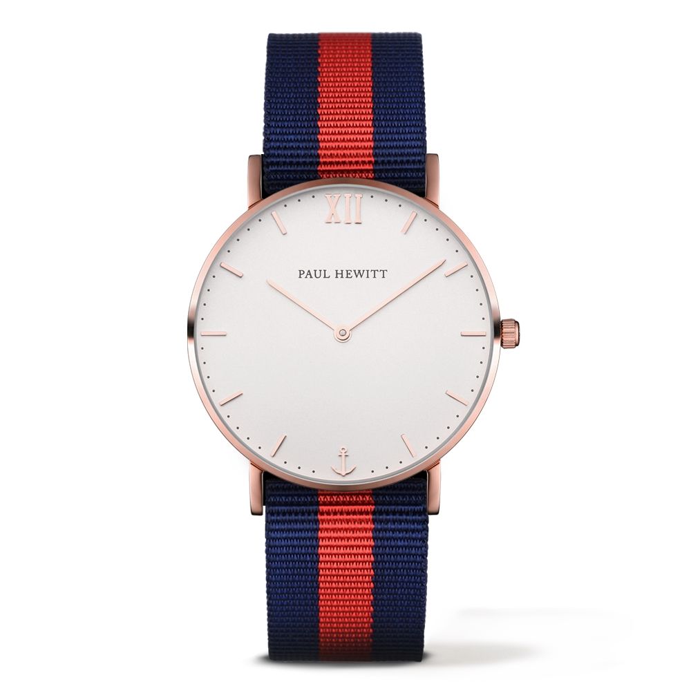 Paul hewitt PH-SA-R-ST-W-NR-20S Unisex Watch 39mm 3 ATM