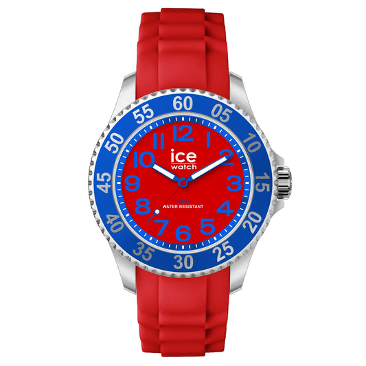 Ice 20364 watch for man with a red dial and silicone strap.