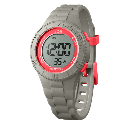 Ice 21623 watch for unisex with a red dial and silicone strap.