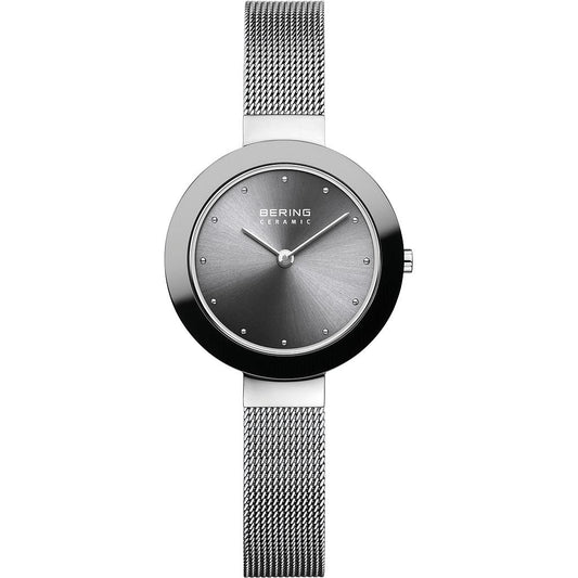 Bering 11429-389 watch for women with a grey dial and steel strap.