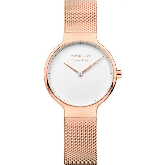 Bering 15531-364 watch for women with a white dial and stainless steel strap.