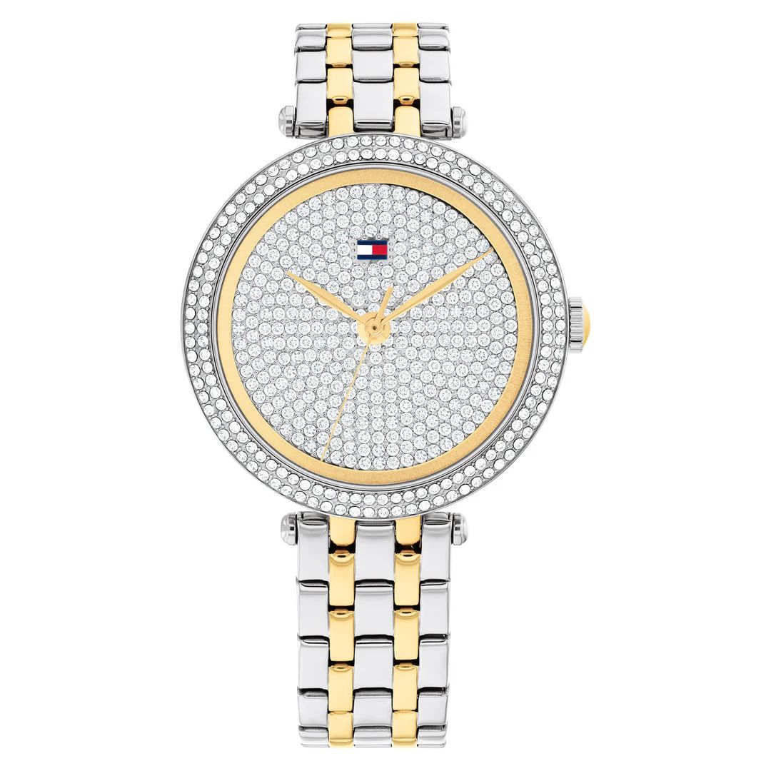 Tommy Hilfiger 1782760 watch for women with a silver dial and stainless steel strap.