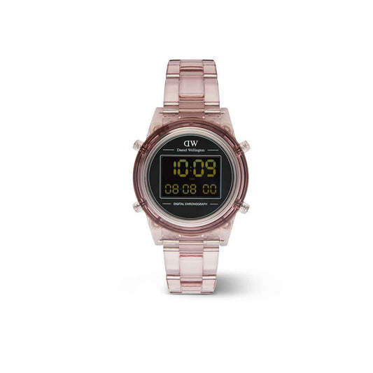 Daniel Wellington DW00100764 watch for unisex with a black dial and resin strap.