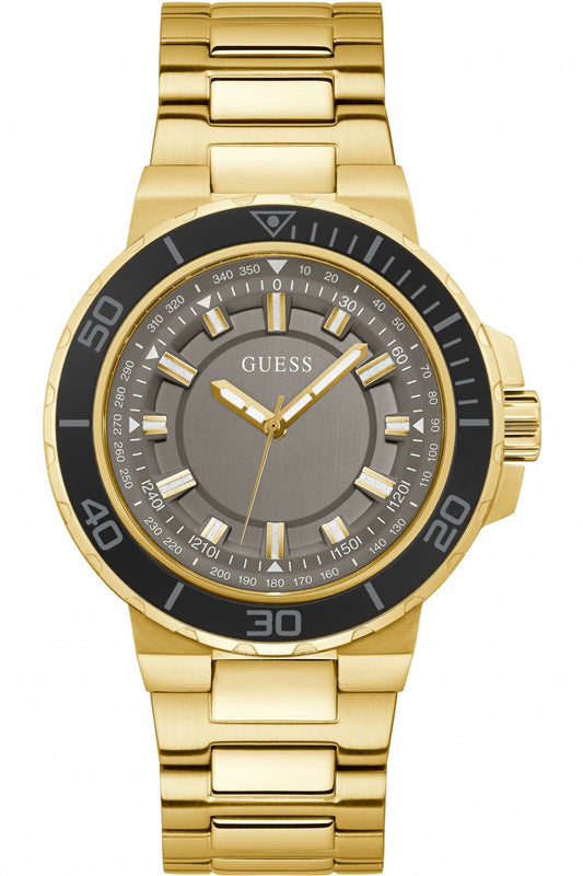 Guess GW0426G2 watch for man with a grey dial and stainless steel strap.