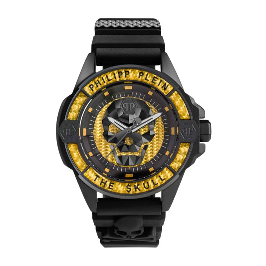 Philipp Plein PWAAA1922 watch for man with a yellow dial and silicone strap.