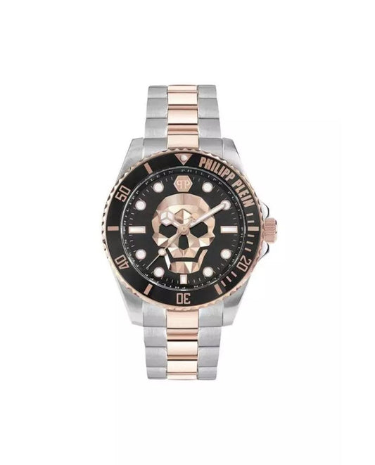 Philipp Plein PWOAA0822 watch for man with a black dial and stainless steel strap.