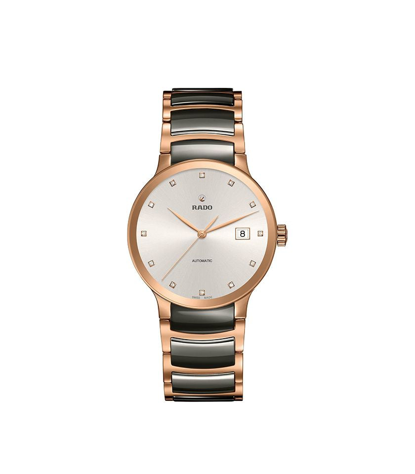 Rado R30183762 watch for woman with a white dial and stainless steel strap.