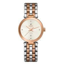 Rado R48900733 watch for woman with a rado dial and stainless steel strap.