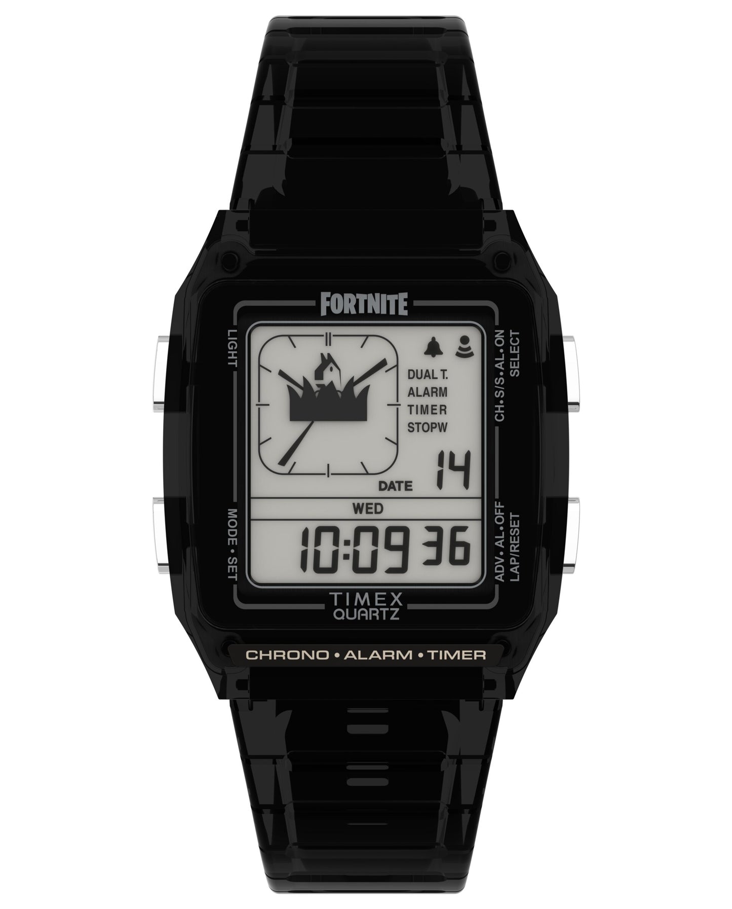 Timex TW2W96500 watch for man with a grey dial and rubber strap.