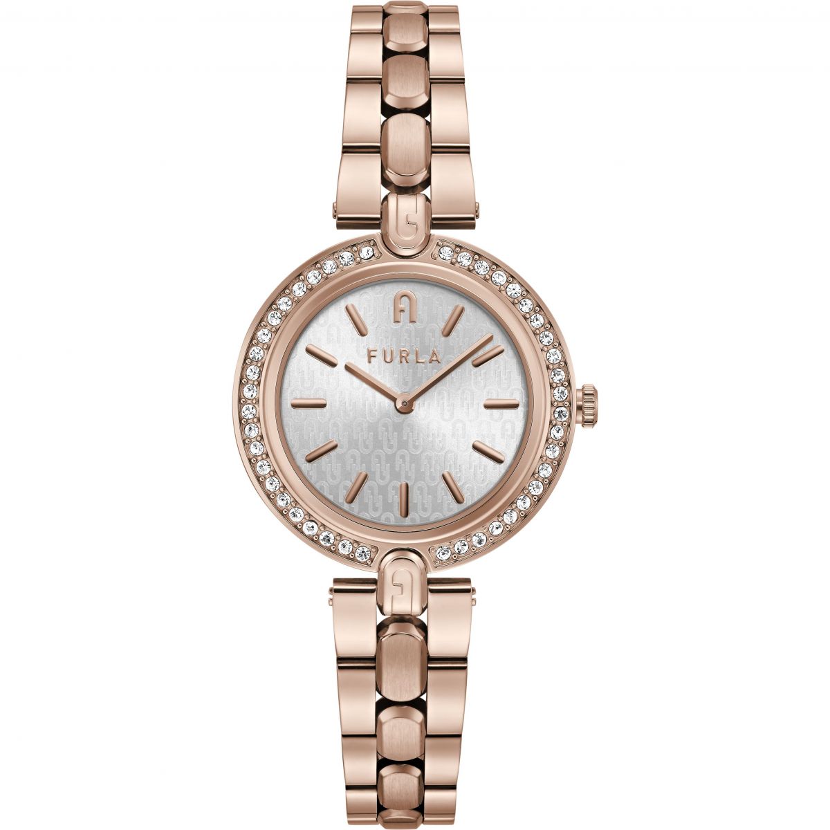 Furla WW00002003L3 watch for women with a grey dial and stainless steel strap.