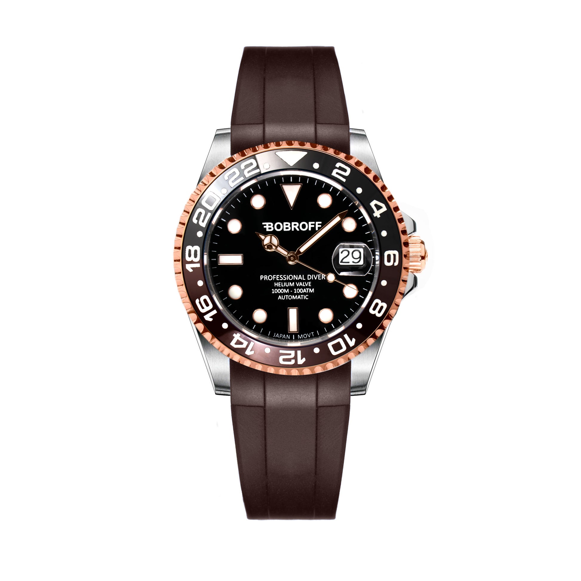 Bobroff BF0007-CM Unisex Watch 41mm 100ATM